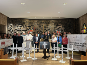 Launch event for The Immigrant Crosses Memorial